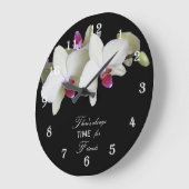Friends Wall Clock - – 友人のための時間 ラージ壁時計 (傾斜)