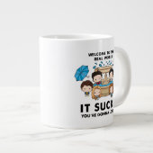 FRIENDS™ | Welcome to the Real World Chibi ジャンボコーヒーマグカップ (正面右)