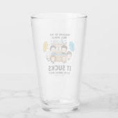 FRIENDS™ | Welcome to the Real World Chibi タンブラーグラス (裏面)