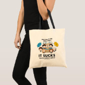 FRIENDS™ | Welcome to the Real World Chibi トートバッグ (正面(商品))