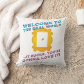 FRIENDS™ | Welcome to the Real World - Peephole クッション (ブランケット)