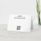 FRIENDS WINTER 最高の – 牧場で シーズンカード (裏面)