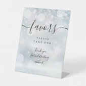 Friends Winter Blackスクリプトテーブル 台座サイン (正面)