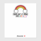 FriendsDontLetFriends-Vinylシール シール (シート)