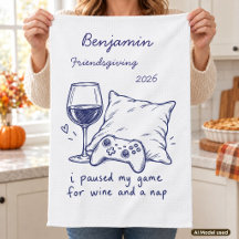 Friendsgivingでワインと昼寝するためにゲームを一時停止しました