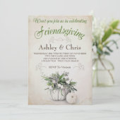 Friendsgivingの招待状-感謝祭 招待状 (スタンド正面)