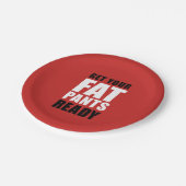 Friendsgivingはあなたの脂肪質のズボンを準備ができた得ます(赤い) ペーパープレート (アングル)