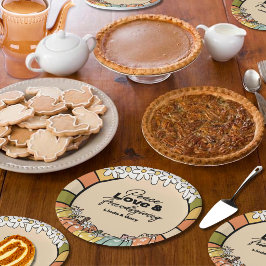 Friendsgiving ペーパーデザート皿 ペーパープレート