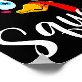 Friendsgiving Squad Happy Thanksgiving Turkey Day  ポスター (角)