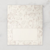  Friendsgiving Thanksgiving Neutral Aesthetic  プレイスカード (外部開封)