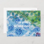 Friendship Appreciation ポストカード (正面/裏面)