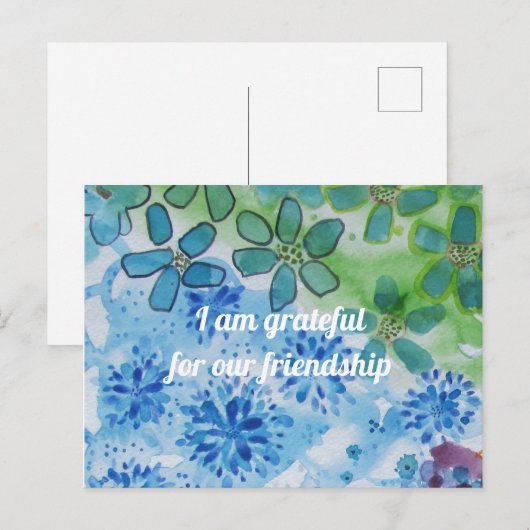 Friendship Appreciation ポストカード (正面/裏面)