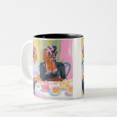Friendship at Tea Time Mug ツートーンマグカップ (正面左)