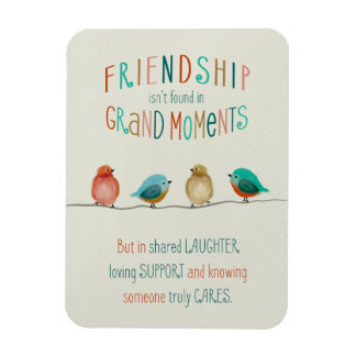 Friendship Birds Shared Laughter and Support  マグネット