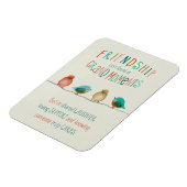 Friendship Birds Shared Laughter and Support  マグネット (左側)