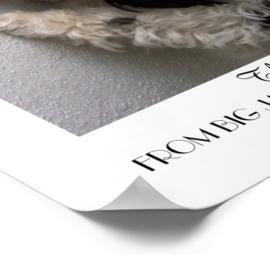 Friendship Buddy Poster with My Dog ポスター (角)