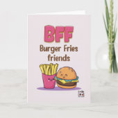 Friendship - Burger Fries Friends カード (正面)