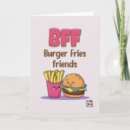Friendship - Burger Fries Friends カード
