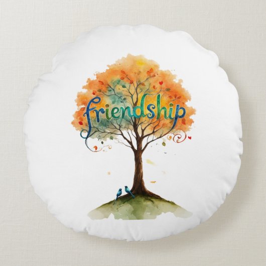 friendship cushion ラウンドクッション (正面)