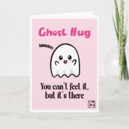 Friendship - Cute Ghost Hug カード