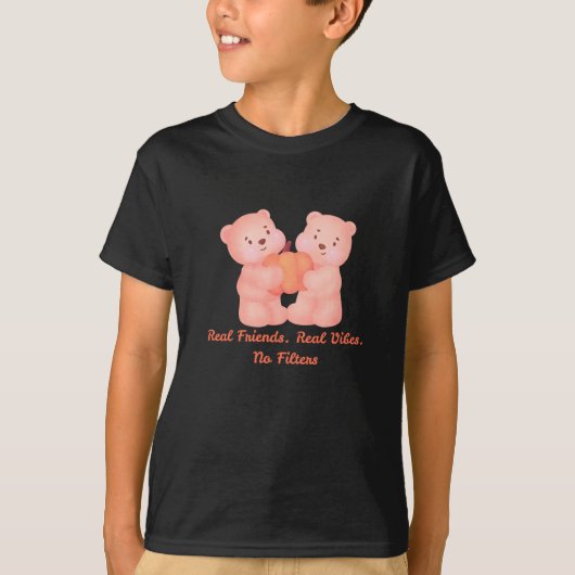 FRIENDSHIP DAY BEST FRIEND, FUNNY BEARS FRIENDS Tシャツ (正面)