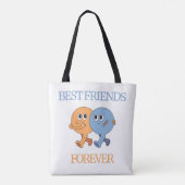 FRIENDSHIP DAY BEST FRIENDS FOREVER, MATCHING トートバッグ (裏面)