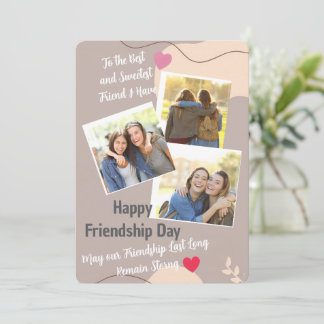 Friendship Day Invitation card 招待状