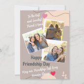 Friendship Day Invitation card 招待状 (正面)