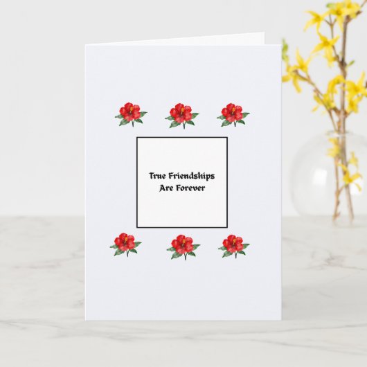 Friendship-Folded Greeting Card カード (黄色い花)