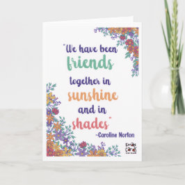 Friendship - Nice Floral Card カード