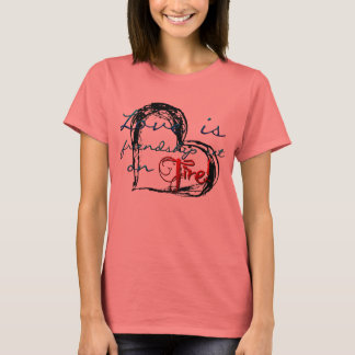 Friendship on fire tシャツ