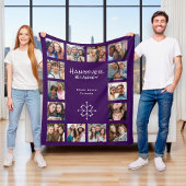 Friendship Photo Collage Fleece Blanket フリースブランケット