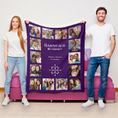 Friendship Photo Collage Fleece Blanket フリースブランケット