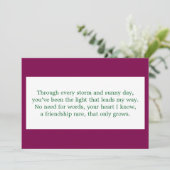 Friendship Poem サンキューカード (スタンド正面)