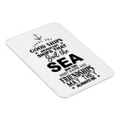 Friendship quote good ships best anniversary マグネット (右側)