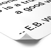 Friendship/Writer Quote, Charlettes Web Poster ポスター (角)