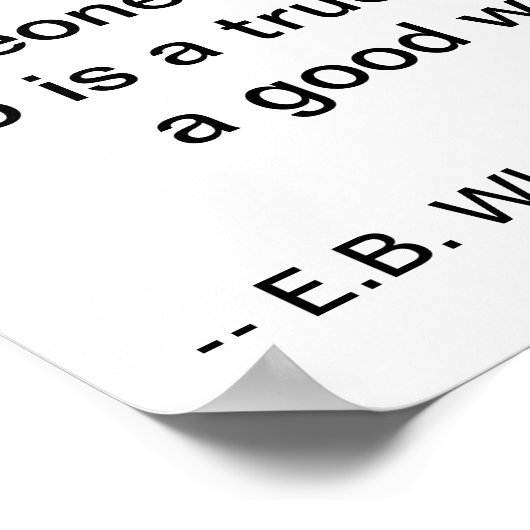 Friendship/Writer Quote, Charlettes Web Poster ポスター (角)