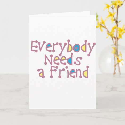 **FRIENDSHP DAY*** 「今までの友人」を持っ最高のています* カード (黄色い花)