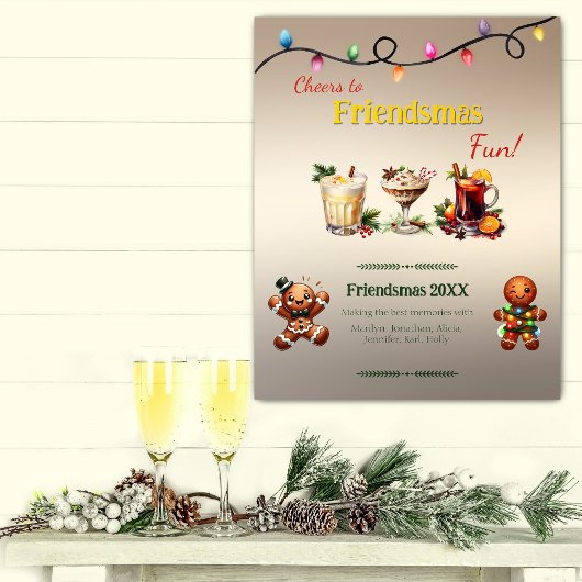 Friendsmasパーティー ポスター