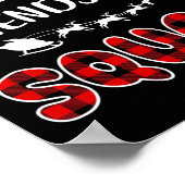 Friendsmas分隊おもしろいクリスマスライトファミリーマッチング ポスター (角)