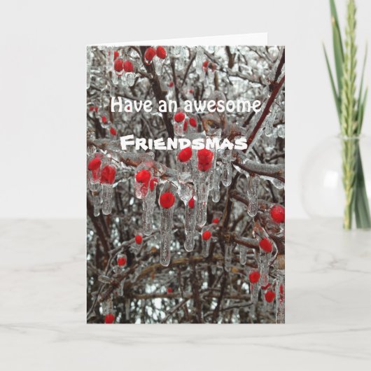 Friendsmas素晴らしいカードを持って下さい シーズンカード (正面)