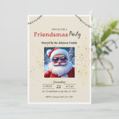 Friendsmas Party Invitation • Funny Christmas 招待状 (スタンド正面)