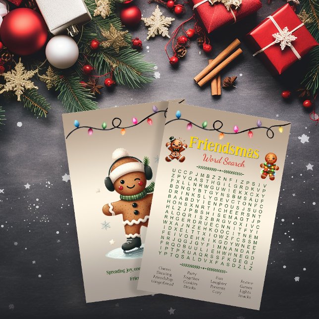 Friendsmas Word検索パズル (クリエイターアップロード済み)