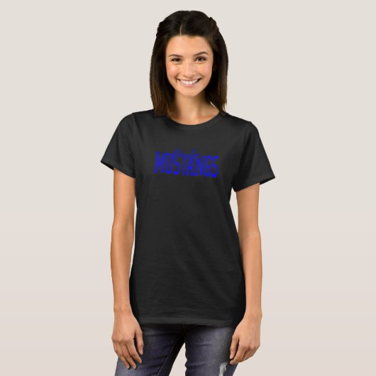 Friendswood Mustangs We Are Mustangs Premium Tシャツ (正面フル)
