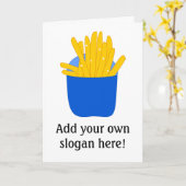 Friesグラフィックフランスの – カスタマイズ可能 カード (黄色い花)