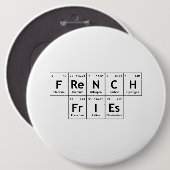 FrIEsフランスの化学周期表単語要素 缶バッジ (正面&裏面)
