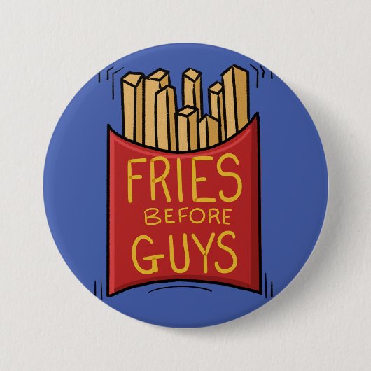 Fries Before Guysボタン 缶バッジ (正面)