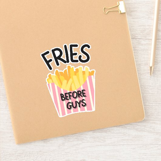 Fries Before Guys シール (ノートブック)