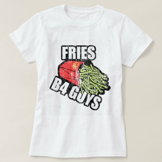 Fries Before Guys DS Tシャツ (デザイン正面)