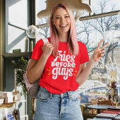 Fries Before Guys Funny Sarcastic  Tシャツ